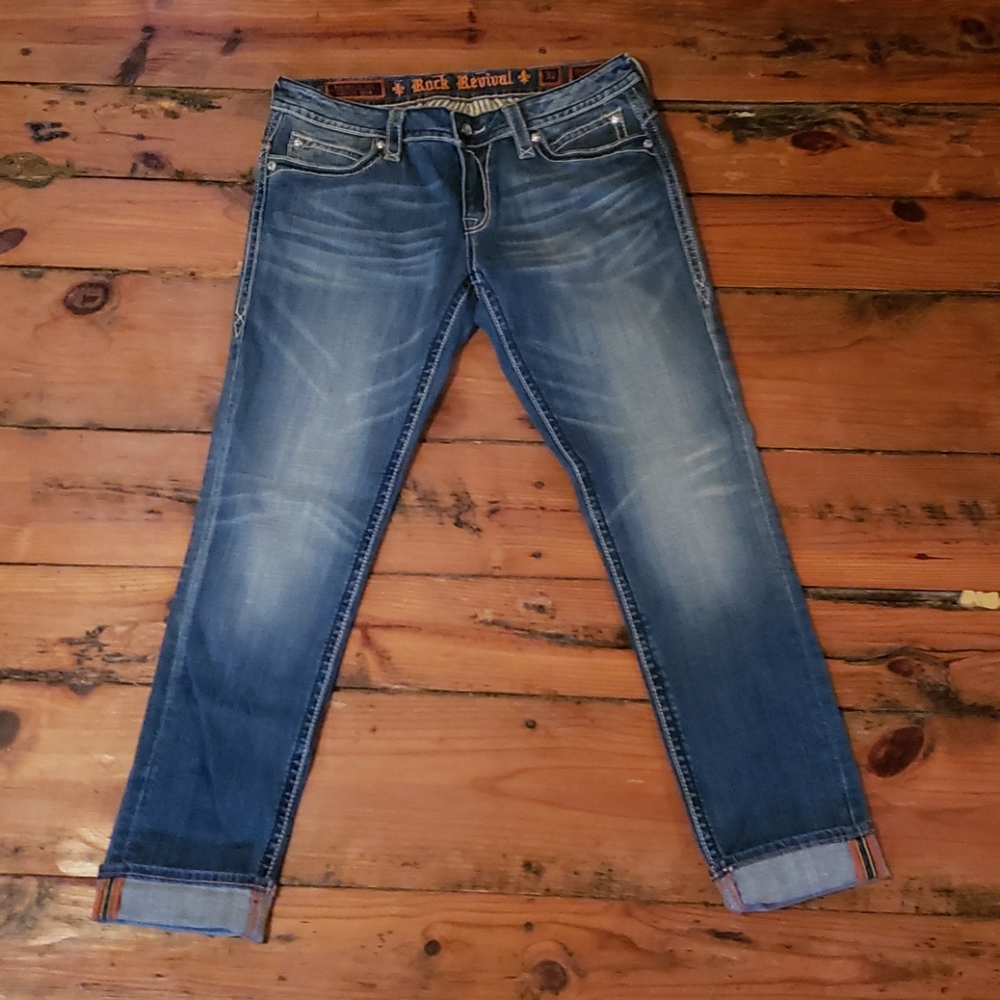 Rock revival capris
